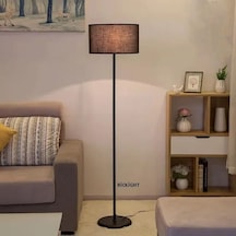 Riolight Rustik,vintage,retro1 Siyah Metal Gövde Siyah Kumaş Başl