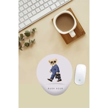 Iş Adamı Desenli Bilek Destekli Mouse Pad Mousepad