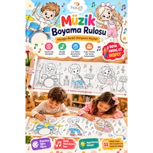 Haydi Dekor Haydi Dekor Müzik Aletlerini Boyuyorum Boyama Rulosu 30 Cm X 4 Metre Haydi & Dekor Eğitici Müzik Aletleri Boyama