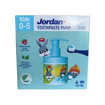 Jordan 0-5 Yaş Çocuk Pompalı Diş Macunu 150 Ml - 7 Adet Tarı