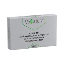 Venatura B-trio Odt Metilkobalamin, Metilfolat Ve P-5-p Takviye Edici Gıda 30 Tablet