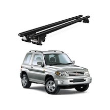 Venüs Mitsubishi Pajero 3d 1999-2006 Uyumlu Siyah Ara Atkı Port Bagaj Tavan Barı