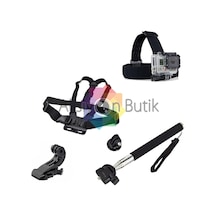 Sjcam Xiaomi Yi Eken Soocoo Gopro Uyumlu 5 Parça Aksesuar Seti
