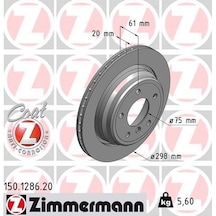 Zımmermann Fren Dıskı Arka Bmw E39 Zımmermann 150.1286.20 34216767060