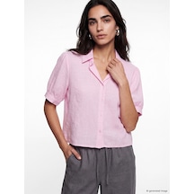 Lcw Vision Pembe Regular Fit Kadın Gömlek