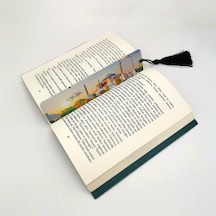 Ayasofya Baskılı, Püsküllü Kitap Ayracı Hediyelik Bookmark,ayraç-065