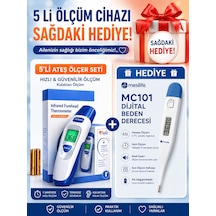 Mesilife MC101 Dijital Ateş Ölçer Ölçüm Cihazı Seti 5'li