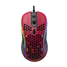 Rampage SMX-R85 Gentle Kablolu RGB Ledli Süper Hafif Makrolu Oyuncu Mouse Kırmızı