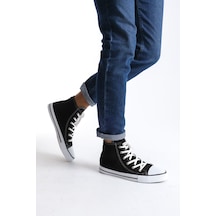 Axe Siyah Bağcıklı Keten Kumaş Erkek Günlük Sneaker Ayakkabı Çok Renkli