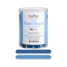 Forpro Mini Köpük Pano, Çift Taraflı Tırnak Törpüsü, 220/320 Tanecik, 8,9 Cm U X 12,7 Cm G, Mavi, 50 Adet