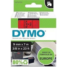 Dymo S0720720 D1 Yedek Şerit 9 Mmx7mt Kırmızı-siyah 40917