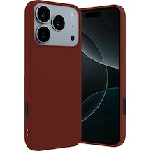 Apple, Uyumlu iPhone 17 Pro Max First Silikon Bordo