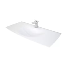 Serel Purity Tezgah Üstü Etajerli Lavabo Seti - Beyaz - Pr35sts110h