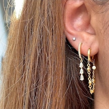 Novahub Mor Moda Paslanmaz Çelik Küçük Hoop Küpeler Kadınlar Için Geometri Zirkon Kolye Kıkırdak Küpe Helix Tragus Piercing Takı Mor Mor