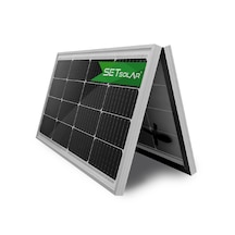 Set Solar Katlanır Taşınabilir Güneş Paneli 100w 2 50w Seri/paralel Monokristal