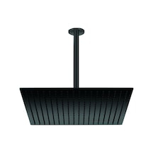 Gpd Ankastre Duş Başlığı Kare Slim Metal 40x40 Cm Siyah Ads23-s Siyah