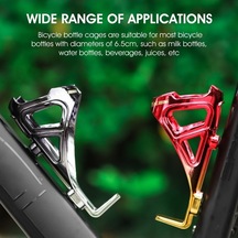 Dancemonkey West Bıkıng Yp0704033 Bisiklet Şişe Kafesi - Kırmızı/altın Ultralight Mtb Yol Bisiklet Su Şişesi Tutucu İçecek Bardağı Braketi Acid Yeşili