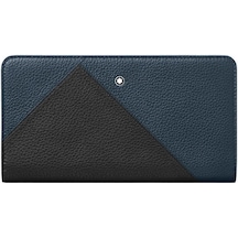 Mont Blanc Montblanc Meisterstück Soft Grain Geometry 12 Cc Cüzdan 128529 Lacivert