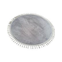 Altuncarpet Açık Gıri Ponpon Saçaklı Modern Post Pelüş Halı Kayma