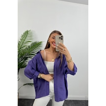 Çınar Boutique Salaş Gömlek Mor Mor