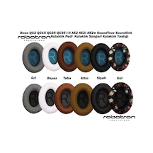 Bose Qc2 Kulaklık Pedi Qc25 Ae2 Qc2 Qc15 Qc35 Qc35Ii Süngeri Mavi - Siyah