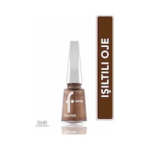 Flormar Glitter Yarı Transparan Parlak Bitişli Simli Oje GL40