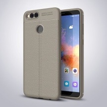 Lexroo Huawei Honor 7x Niss Silikon Kılıf - Gri