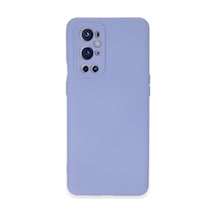 Newface - 23 - One Plus 9 Pro Kılıf Nano İçi Kadife Silikon - Ece-umay - - Lila LİLA