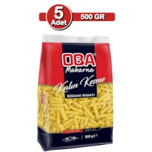 Oba Kalın Kesme Makarna 500 G X 5 Adet Ekonomik Çoklu Paket