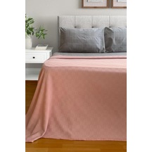 Çift Kişilik Doğal Pamuk Pike Pudra, Dört Mevsim Pike, 200x240 Cm, 1275 Gr Açik Gri
