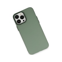 Apple iPhone  Uyumlu  13 Pro Max Kılıf Modos Metal Kapak - Koyu Yeşil