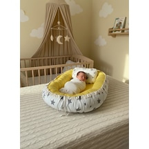 Babynest Yer Yatağı Yıldızlı Sarı Bebeciden