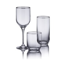 Korkmaz Hera Kristal Platin 36 Parça Bardak Seti A9213-1 Şeffaf