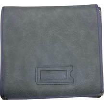 Deri Kumaş Gri Renk 80 / 76 Cm Üçlü Set Sergileme Seyahat Çantası