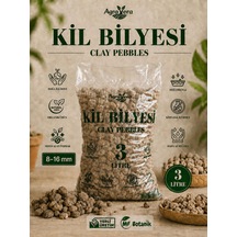 Kil Bilyesi Orkide Yetiştirme Ortamı 8-16 Mm 3 Litre 3 L