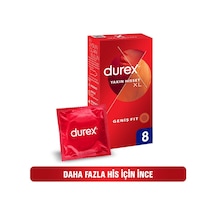 Durex Yakın Hisset Prezervatif Xlarge Geniş Fit 8'li