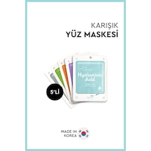 5'li Karışık Yüz Maskesi Asq