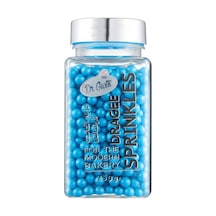 4 Mm Turkuaz Boncuk Şeker 250 G Pasta Ve Tatlı Süsleme Şekeri