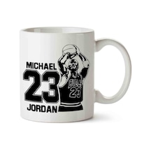 Michael Jordan Porselen Kupa Bardak Beyaz