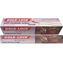 Gold-Lock Buzdolabı Poşeti 8 Adet Kilitli 31 x 23 CM
