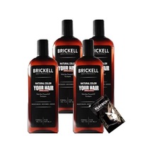 Sh Brickell Erkeklere 4 Adet 237 Ml Saçsakal Şampuanı Brickell Antibeyaz + Yanında Jel Najmaddin