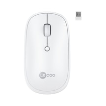 Lecoo WS209 Kablosuz 6 Tuşlu 1600DPI Çift Modlu Şarj Edilebilir Optik Mouse
