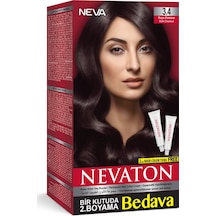 Nevaton Kalıcı Krem Saç Boya sı 3.4 Koyu Kahve