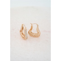 Kadın Vip Seri Xuping Rose Gold Küpe Seti Rose Gold