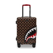 Sprayground Tsa Onaylı Peekıng Karakterli Taşınabilir Valiz, 35x54x22 Cm, Polycarbonate, 4 Tekerlekli Bavul & Valiz Kahverengi