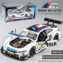 1:24 Ölçekli Bmw Gt Yaray Arorasi Modeli: Detayli Diecast Metal, Açılabilir Dtm Beyaz