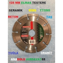 Metabo 125 MM Elmas Testere Beton Seramik Granit Taş Bims Ytong