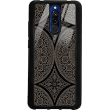 Xiaomi Redmi 8 Osmanlı Motif Tasarımlı Glossy Telefon Kılıfı Çok Renkli