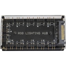 5v 3-pin Rgb 10 Port Hub 3pin Argb İçin Adaptör Uzatma Kablosu