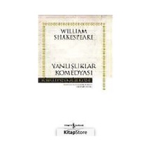 Yanlışlıklar Komedyası karton Kapak / William Shakespeare